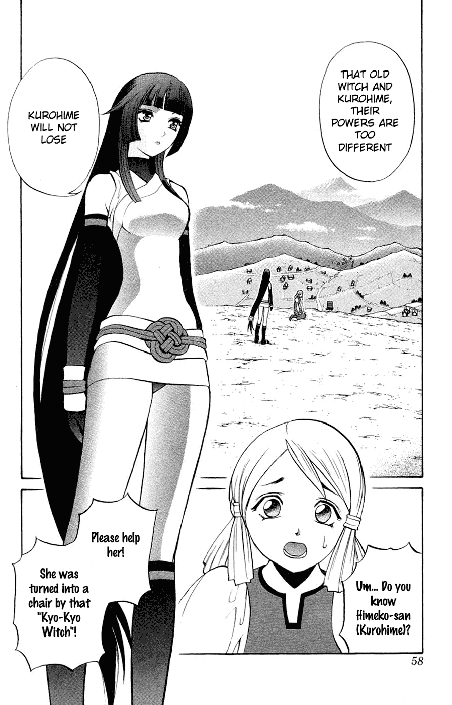 Mahou Tsukai Kurohime Chapter 5 page 7 - Chapter 5: Kyo-Kyo Witch (Part 2)