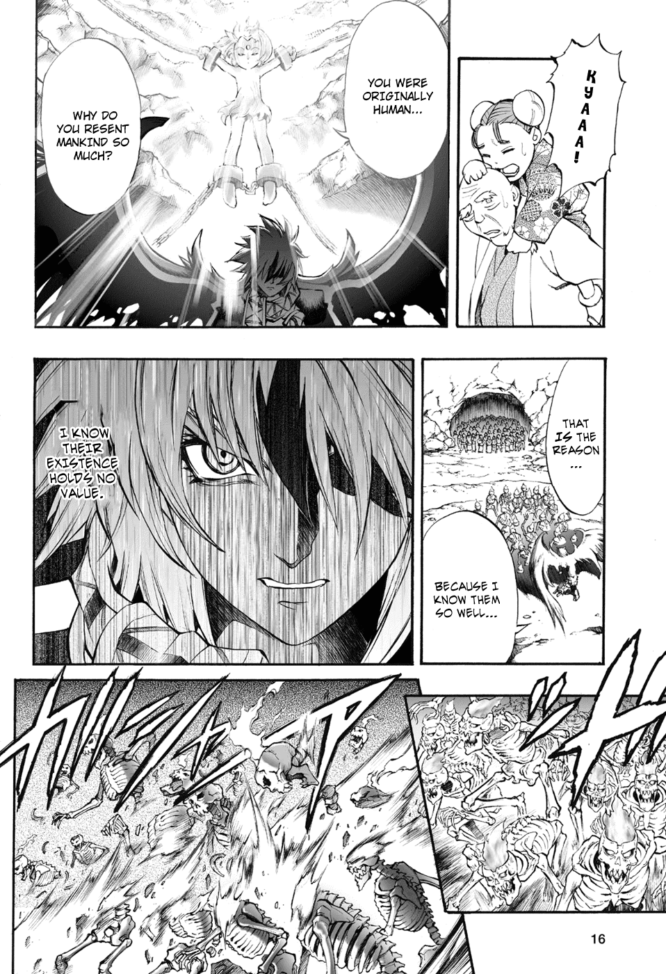 Mahou Tsukai Kurohime Chapter 73 page 16 - Chapter 73: A God Descends