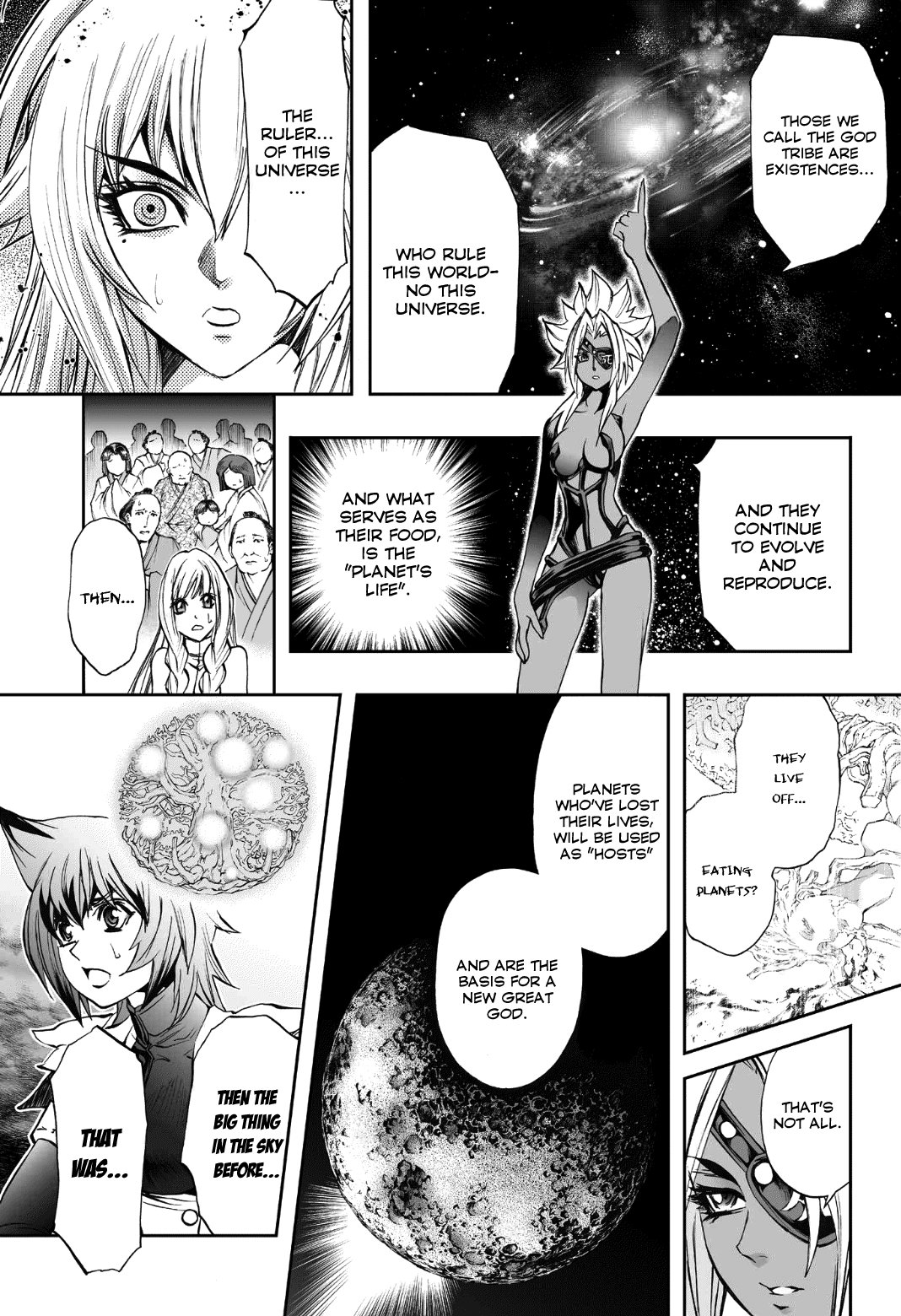 Mahou Tsukai Kurohime Chapter 74 page 18 - Chapter 74: The Planet`s Life