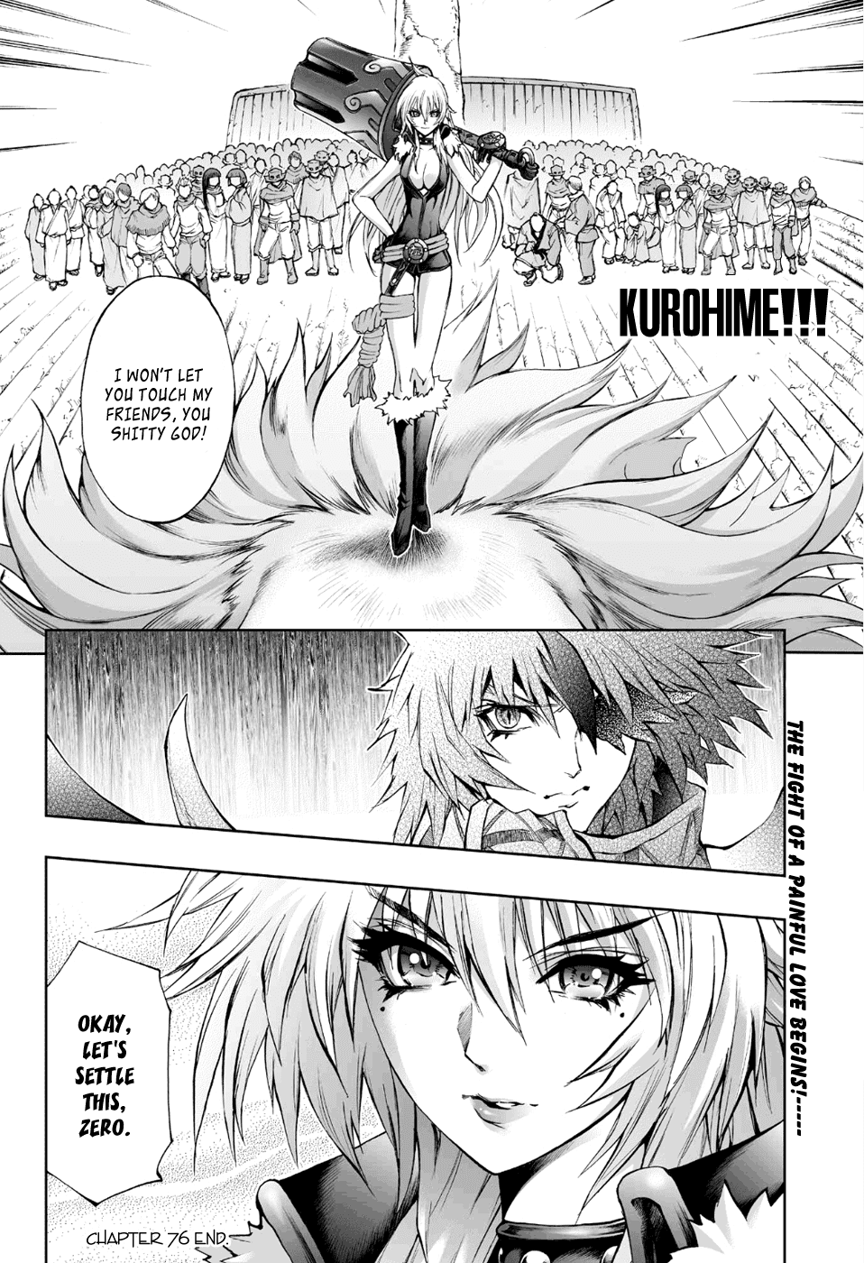 Mahou Tsukai Kurohime Chapter 76 page 21 - Chapter 76: First Love