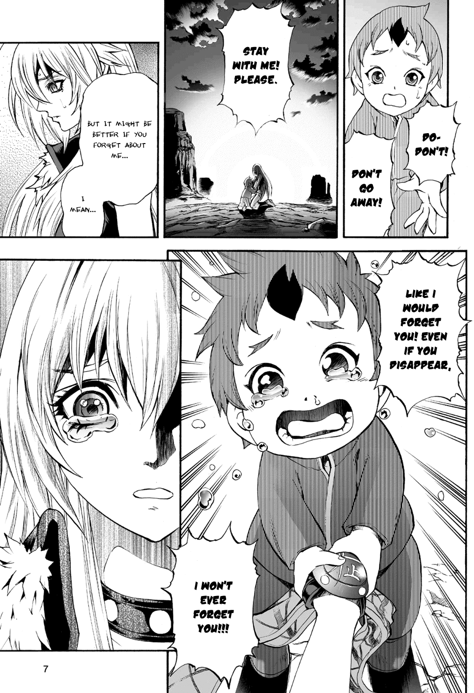 Mahou Tsukai Kurohime Chapter 76 page 8 - Chapter 76: First Love