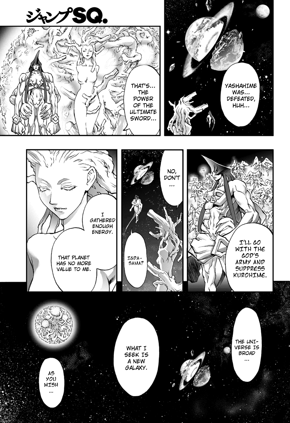 Mahou Tsukai Kurohime Chapter 80 page 14 - Chapter 80: Tree of Life [END]