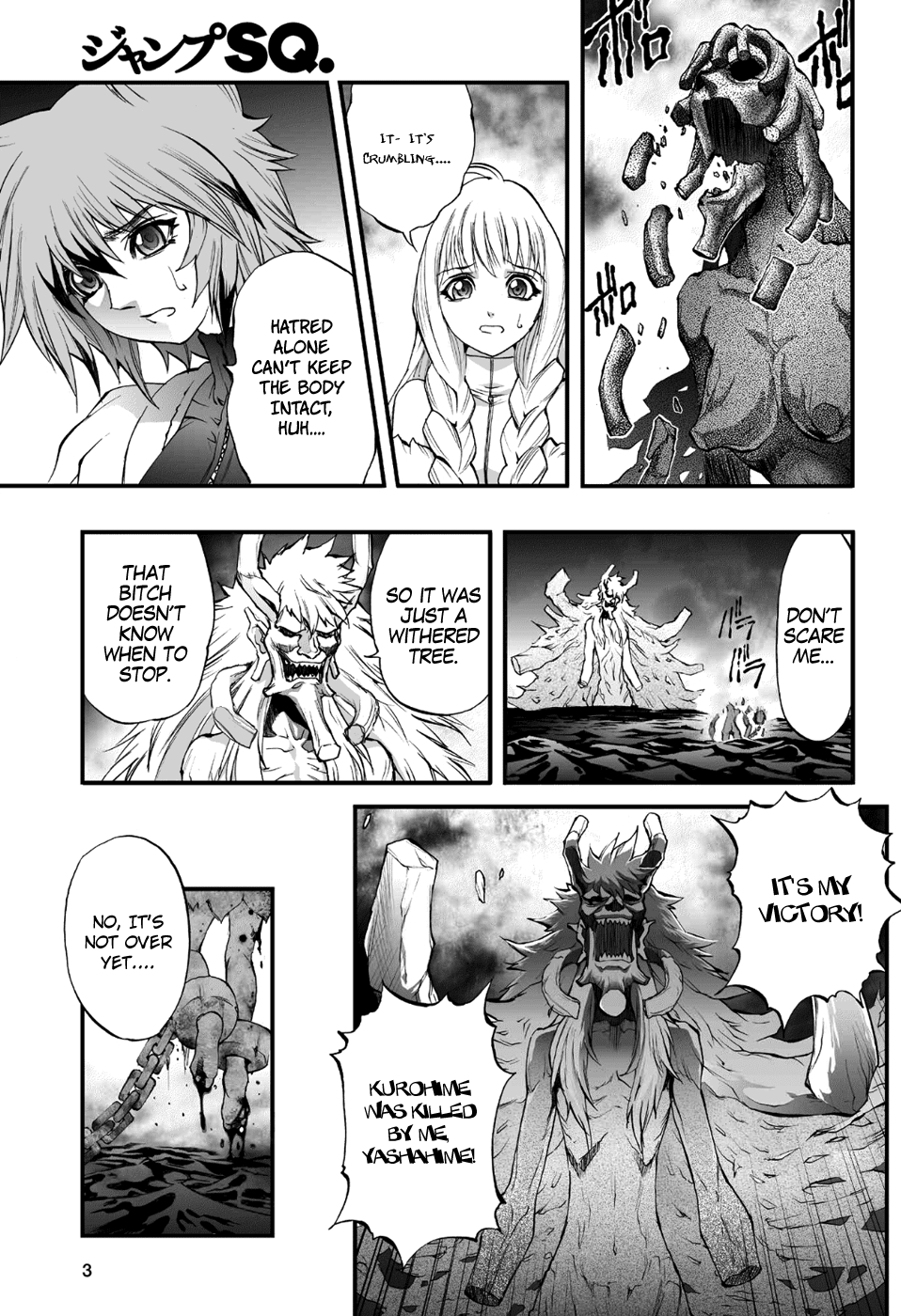 Mahou Tsukai Kurohime Chapter 80 page 4 - Chapter 80: Tree of Life [END]