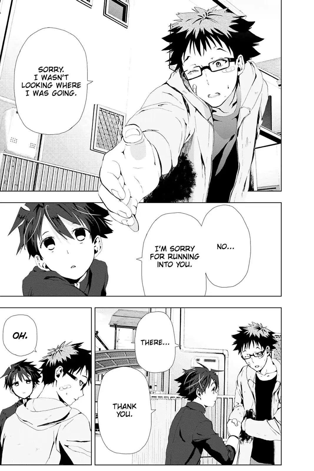Mahou Tsukai no Deshi ga Warau Toki. Chapter 3 page 1 - Chapter 3: Ritsu Moriya 2