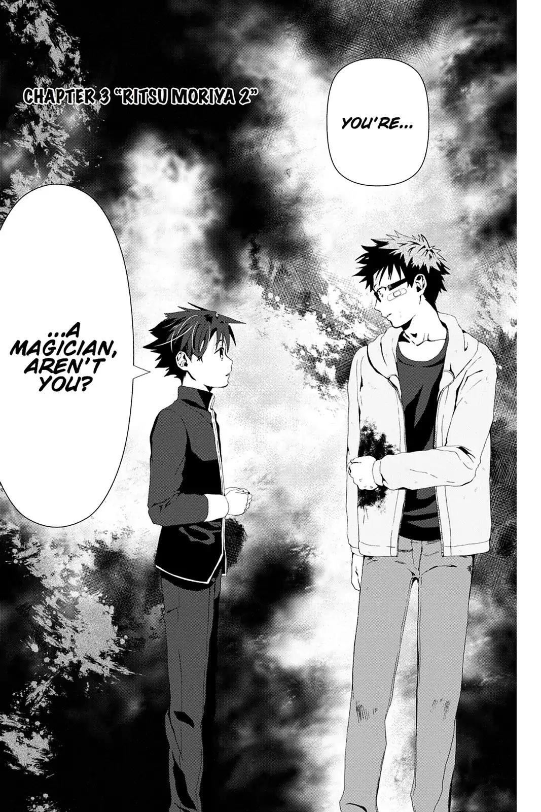 Mahou Tsukai no Deshi ga Warau Toki. Chapter 3 page 3 - Chapter 3: Ritsu Moriya 2