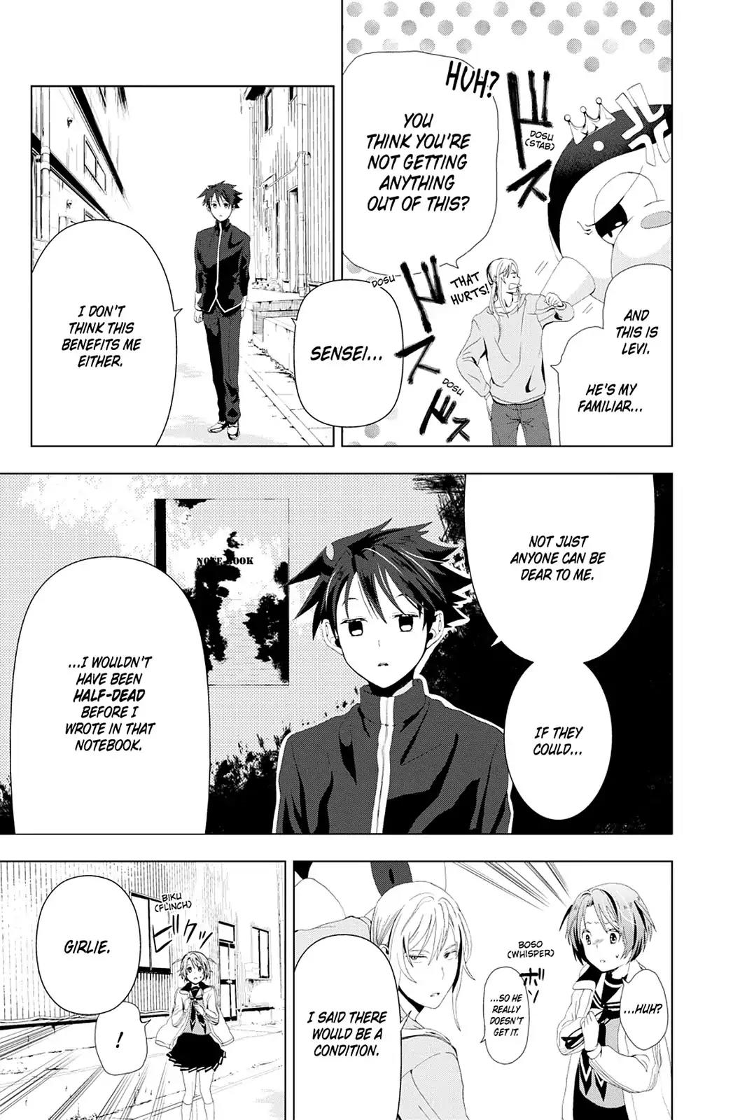Mahou Tsukai no Deshi ga Warau Toki. Chapter 5 page 21 - Chapter 5: Shou Takahata 1
