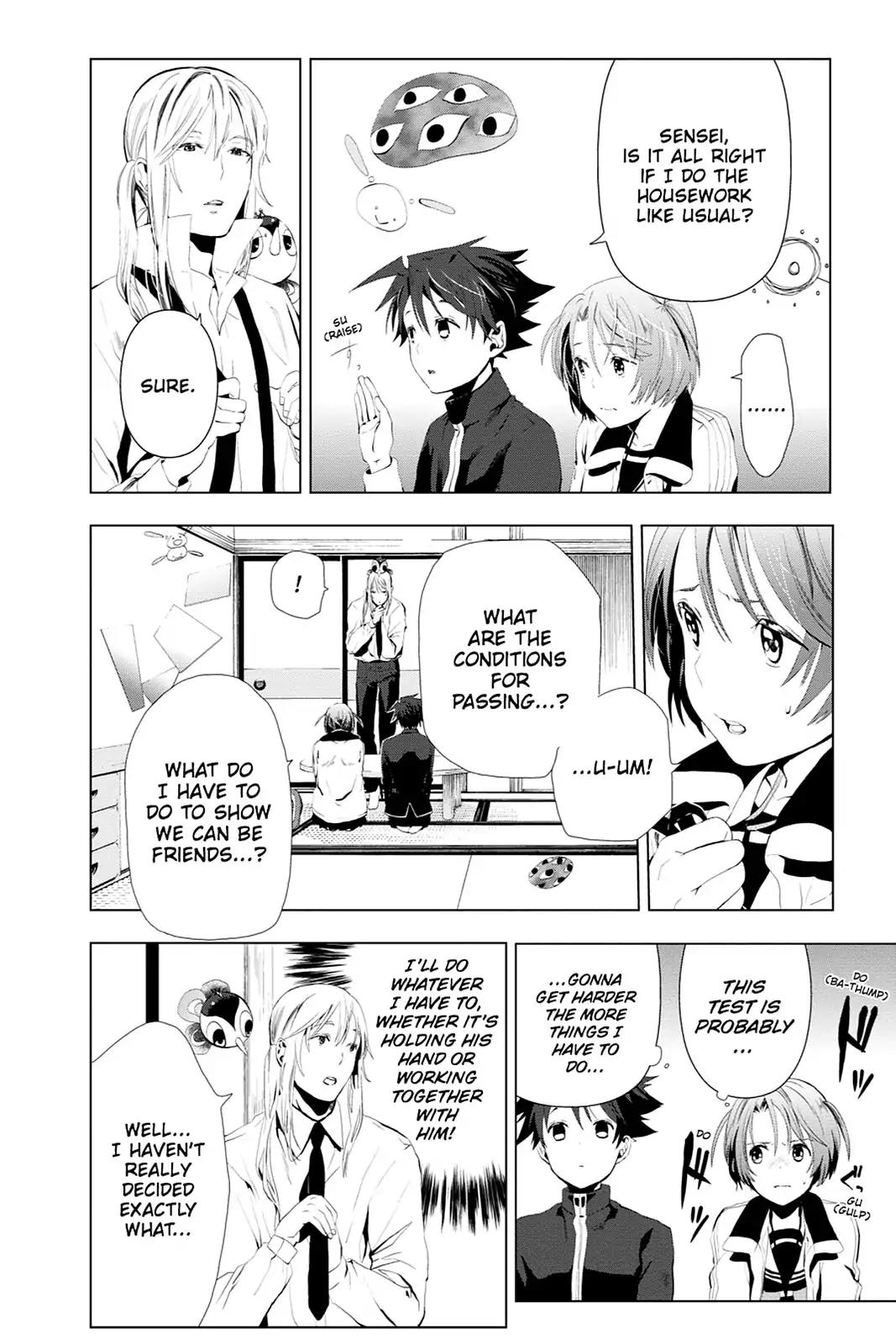 Mahou Tsukai no Deshi ga Warau Toki. Chapter 6 page 4 - Chapter 6: I Hate You