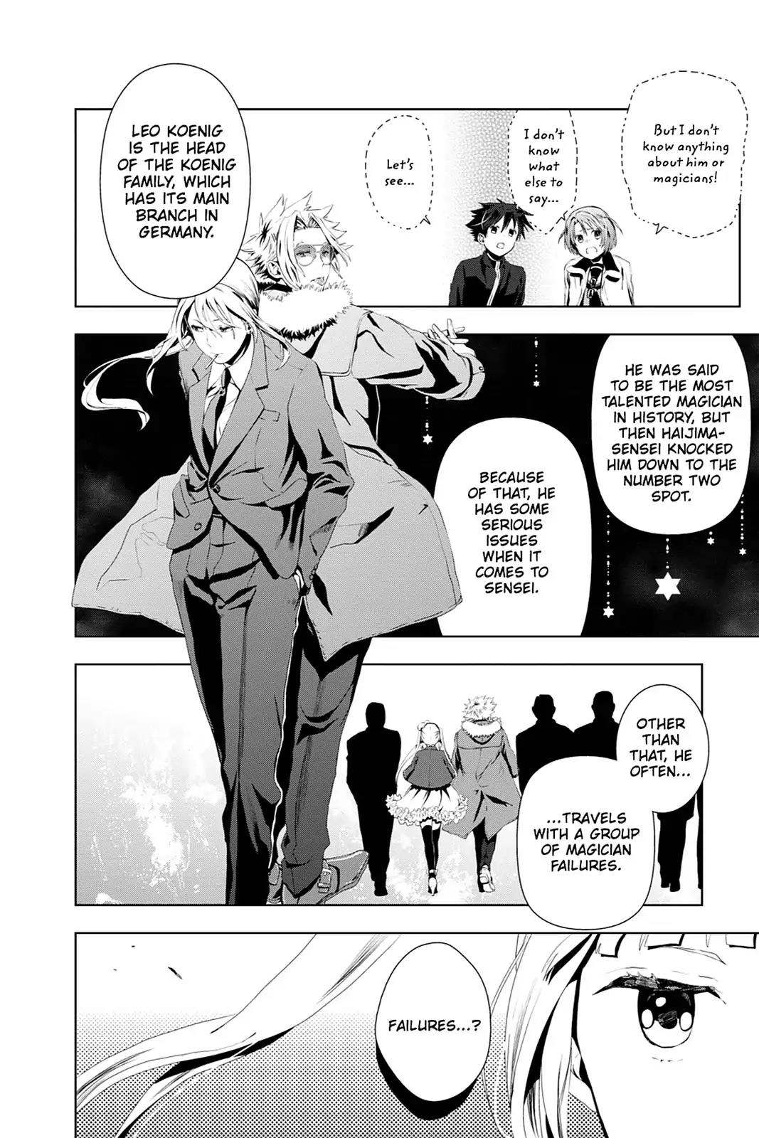 Mahou Tsukai no Deshi ga Warau Toki. Chapter 9 page 14 - Chapter 9: Leo Keonig