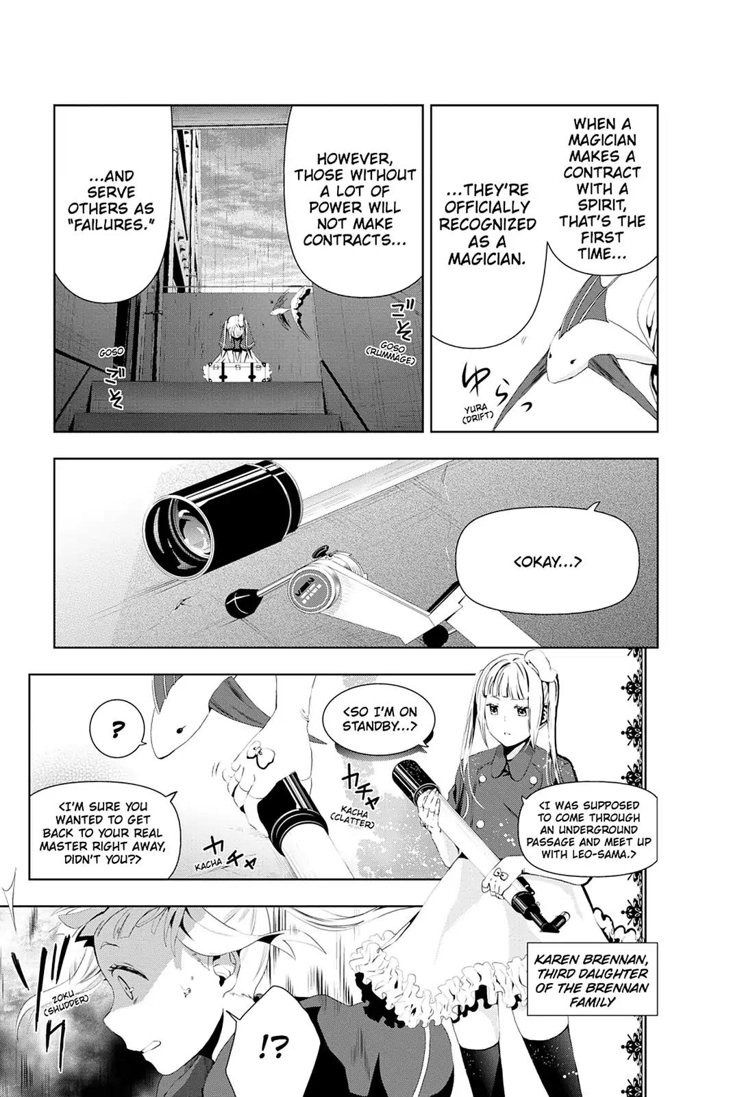 Mahou Tsukai no Deshi ga Warau Toki. Chapter 9 page 15 - Chapter 9: Leo Keonig