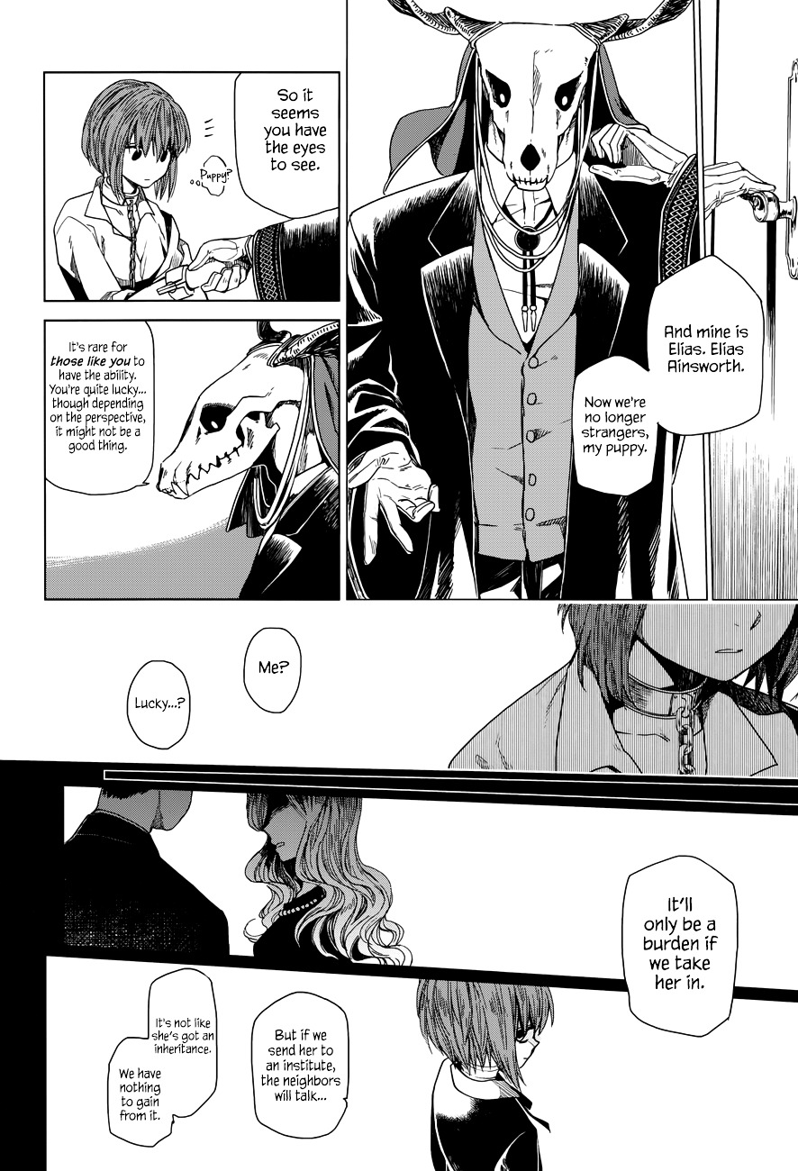Mahou Tsukai no Yome Chapter 1 page 14 - Chapter 1 : April showers bring May flowers.