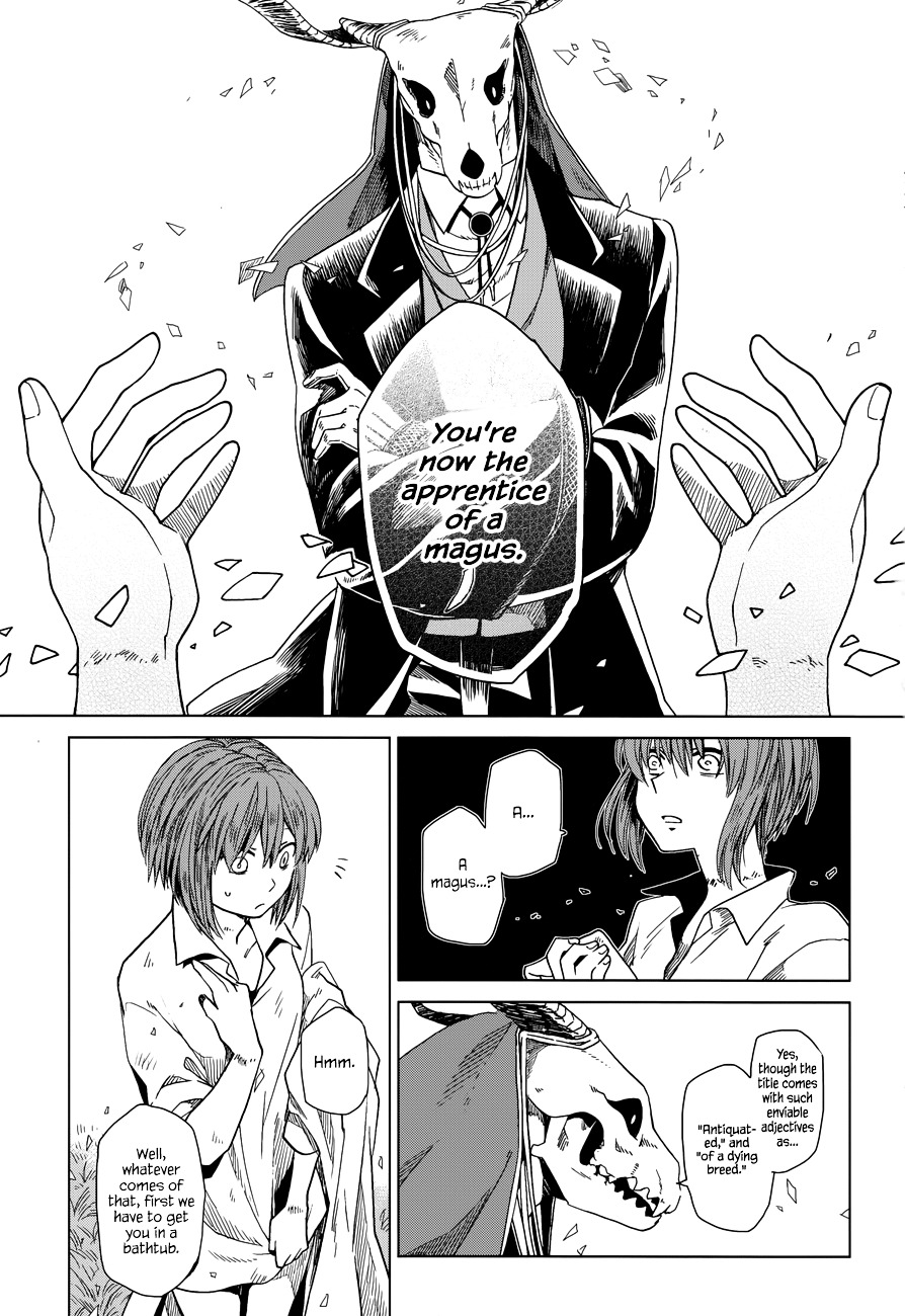 Mahou Tsukai no Yome Chapter 1 page 20 - Chapter 1 : April showers bring May flowers.