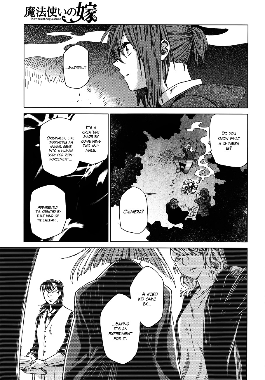 Mahou Tsukai no Yome Chapter 10 page 21 - Chapter 10 : Talk of the Devil, and He Is Sure to Appear