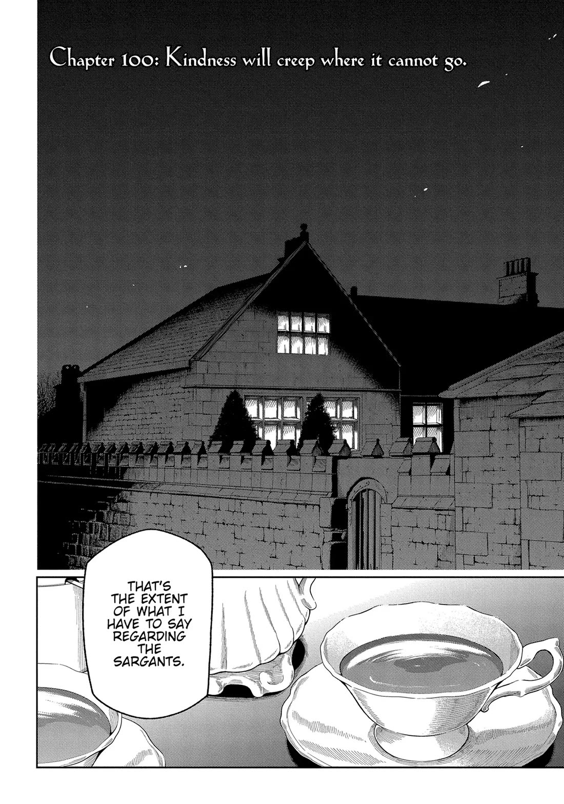 Mahou Tsukai no Yome Chapter 100 page 2 - Chapter 100: Kindness will creep where it cannot go.