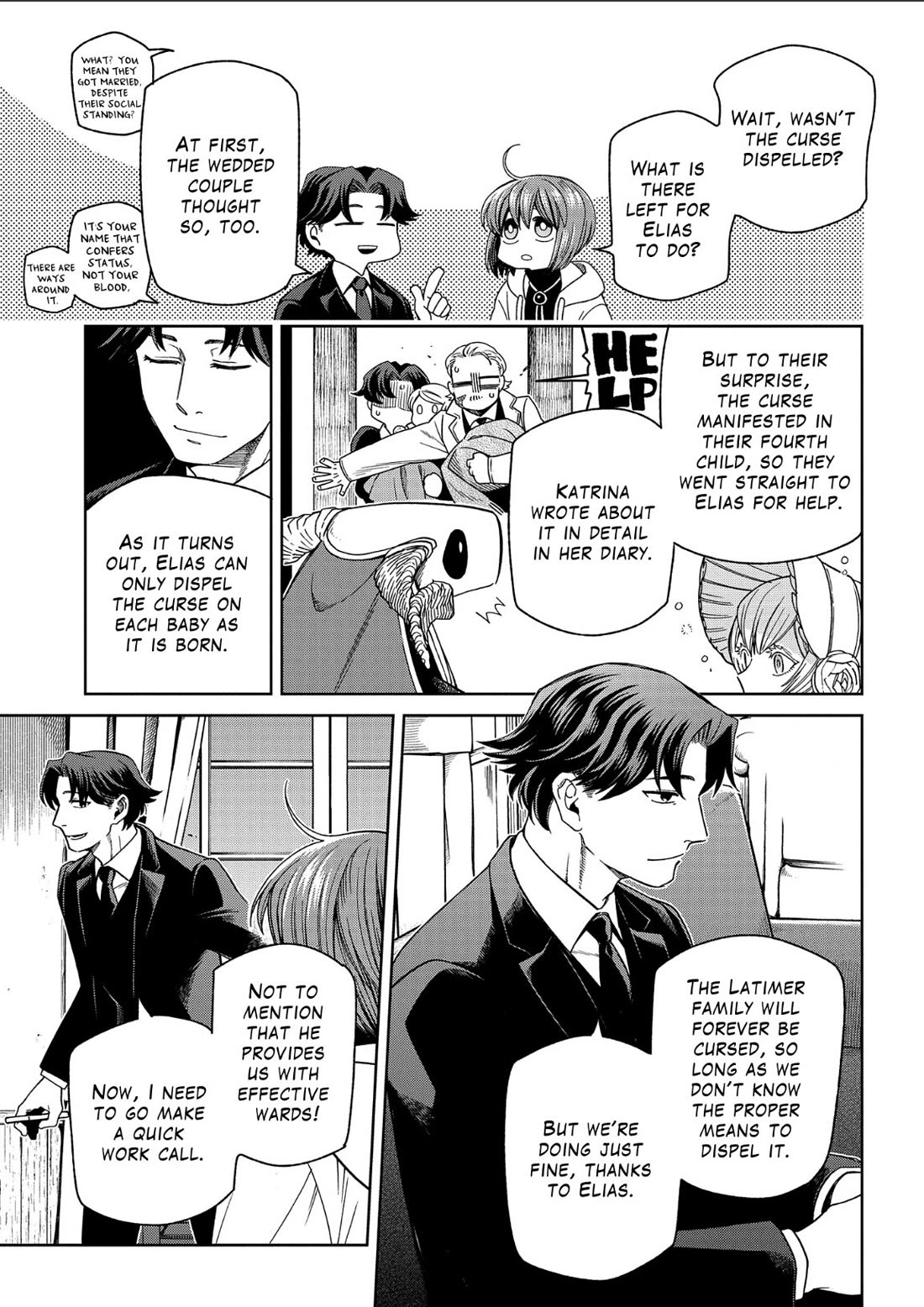 Mahou Tsukai no Yome Chapter 102 page 35 - Chapter 102