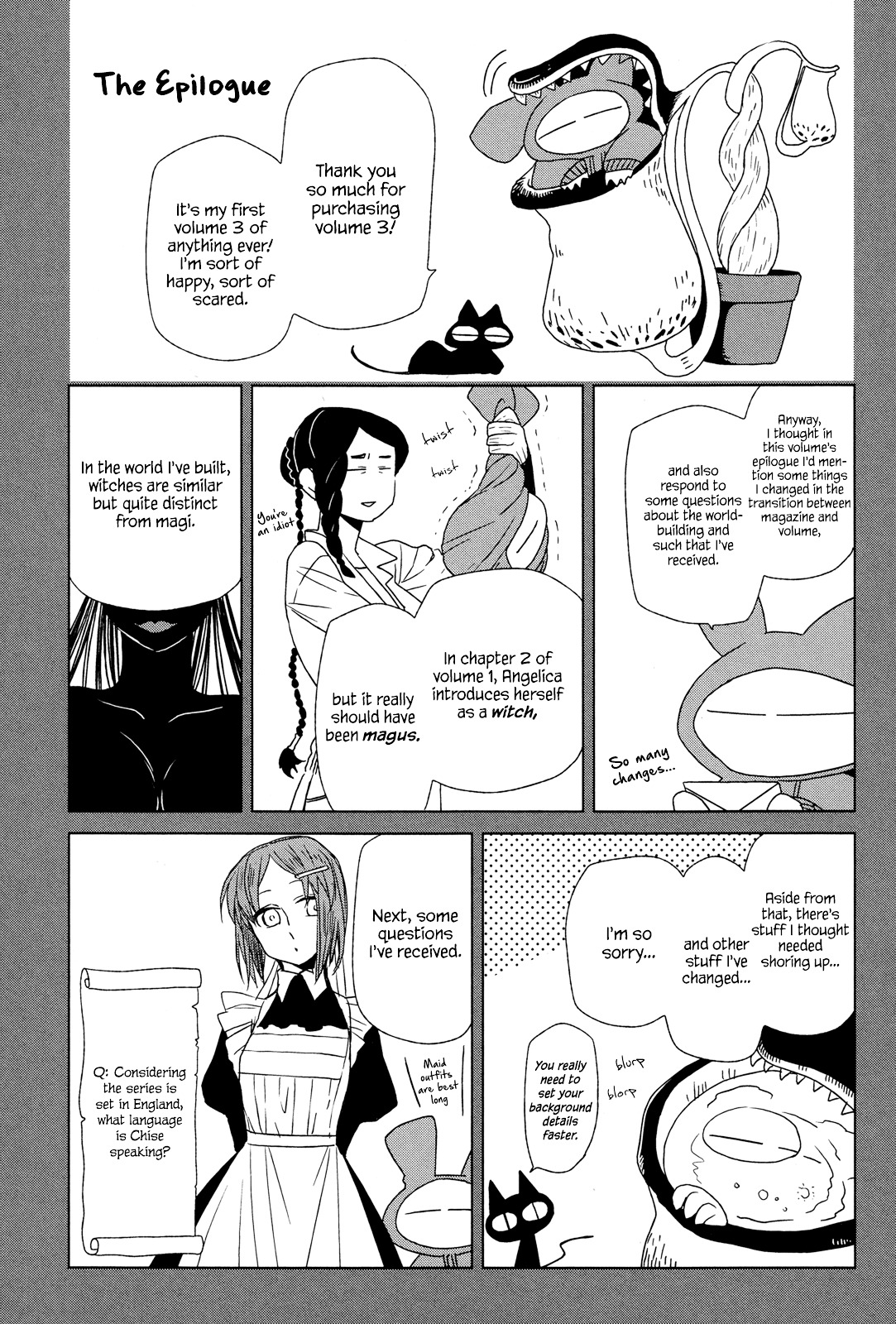 Mahou Tsukai no Yome Chapter 15.5 page 5 - Chapter 15.5 : Volume 3 Extras
