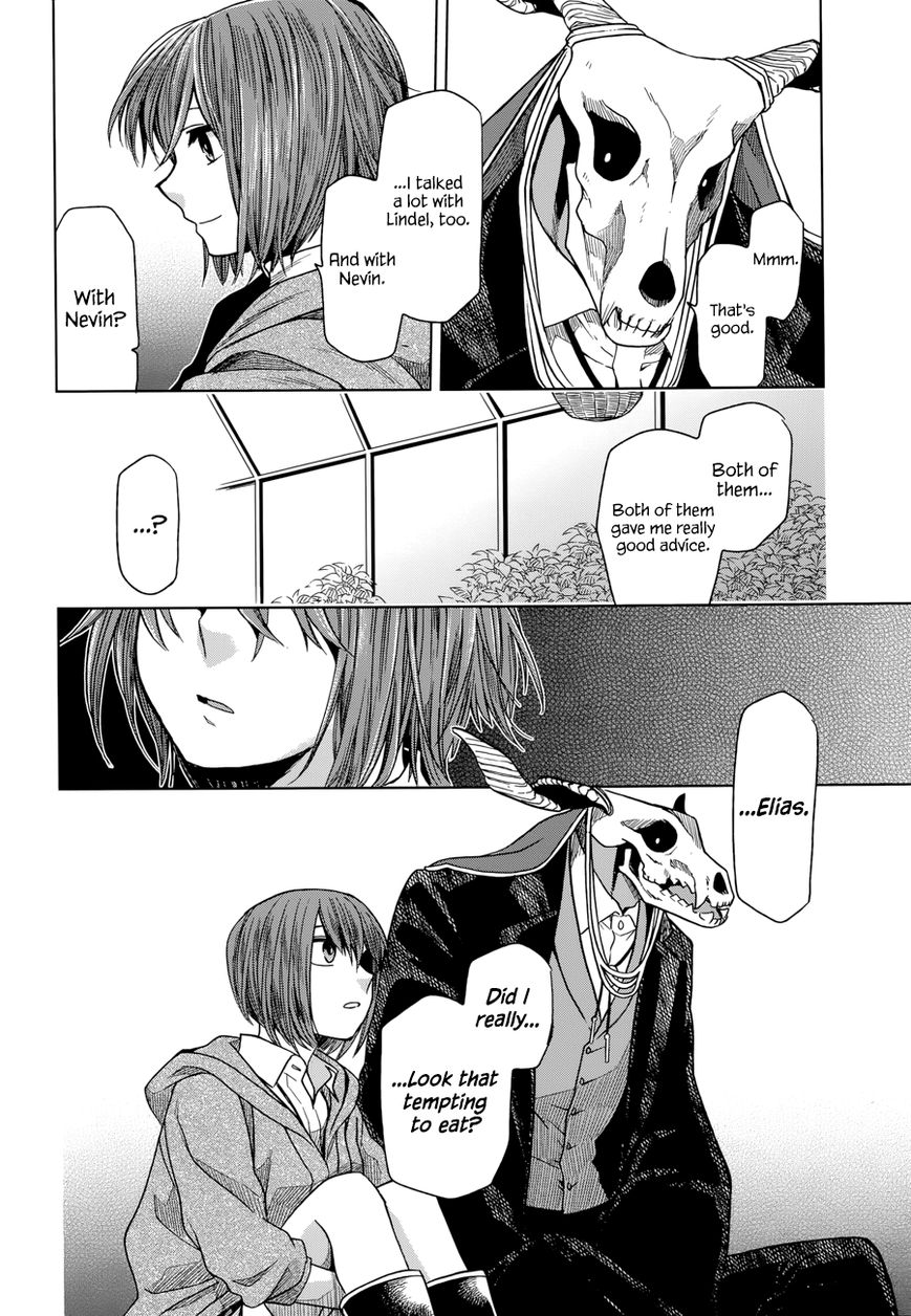 Mahou Tsukai no Yome Chapter 19 page 22 - Chapter 19 : It is a long lane that has no turning.