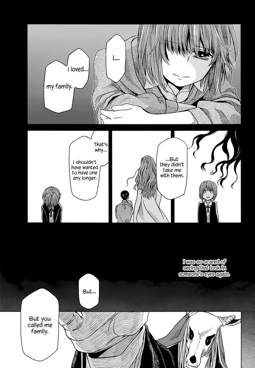 Mahou Tsukai no Yome Chapter 19 page 29 - Chapter 19 : It is a long lane that has no turning.