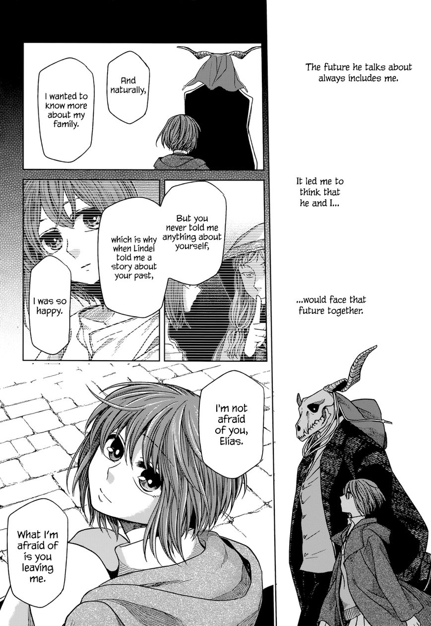 Mahou Tsukai no Yome Chapter 19 page 30 - Chapter 19 : It is a long lane that has no turning.