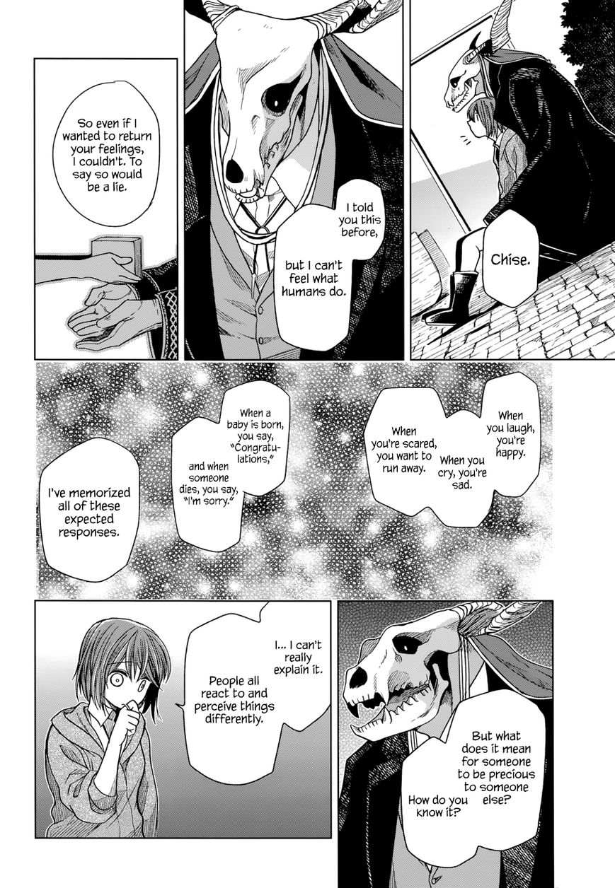 Mahou Tsukai no Yome Chapter 19 page 32 - Chapter 19 : It is a long lane that has no turning.