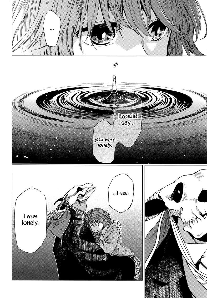 Mahou Tsukai no Yome Chapter 19 page 34 - Chapter 19 : It is a long lane that has no turning.