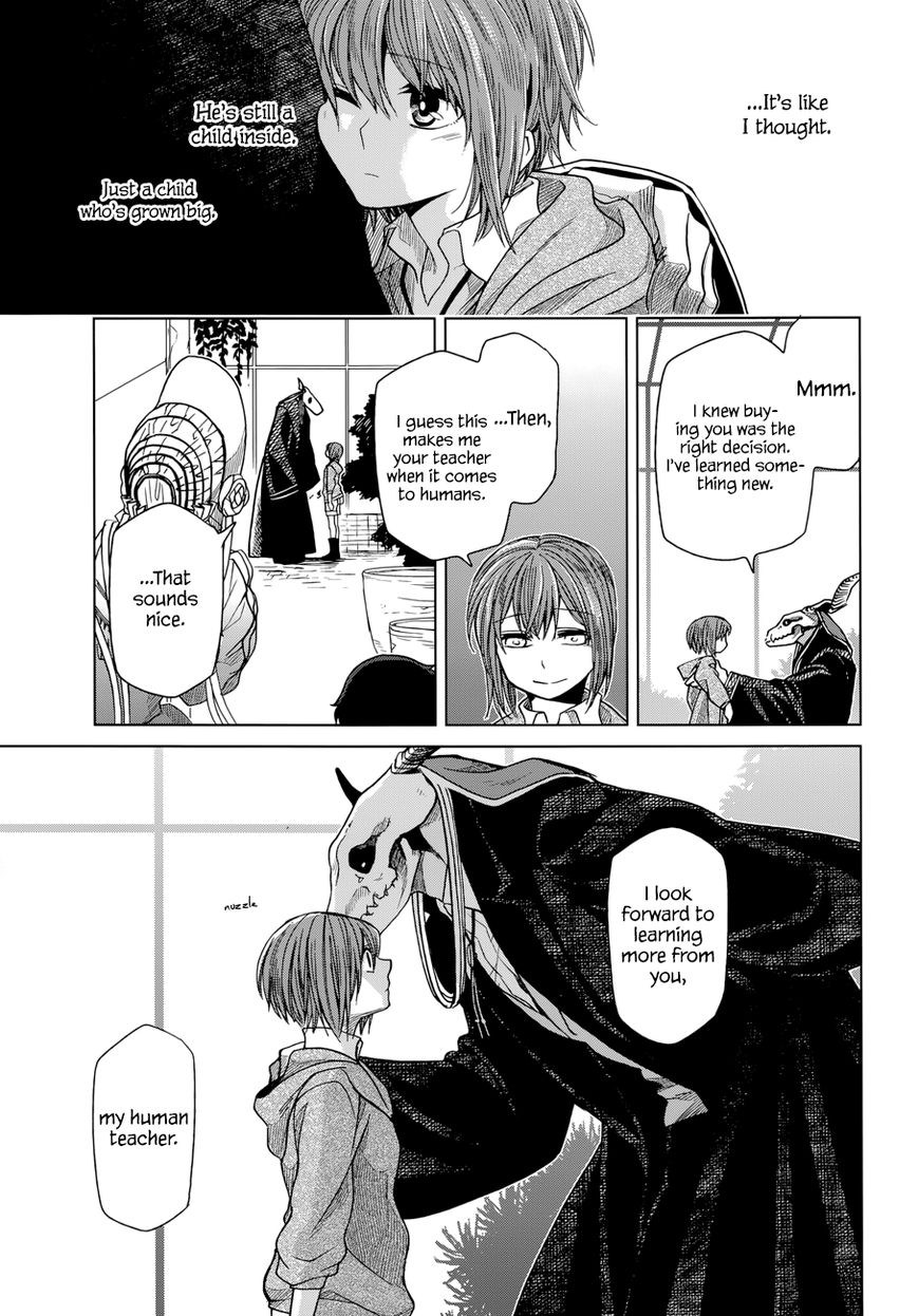 Mahou Tsukai no Yome Chapter 19 page 35 - Chapter 19 : It is a long lane that has no turning.