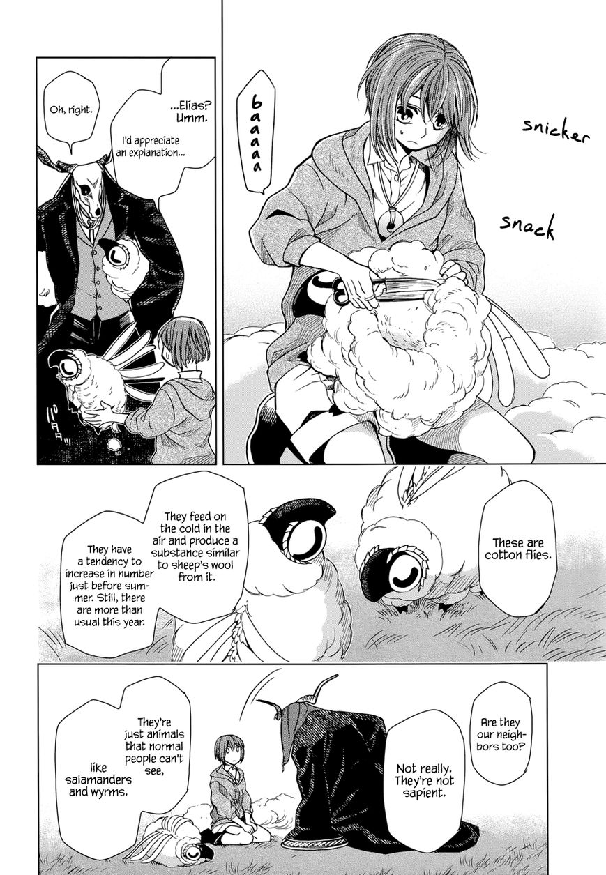 Mahou Tsukai no Yome Chapter 19 page 8 - Chapter 19 : It is a long lane that has no turning.