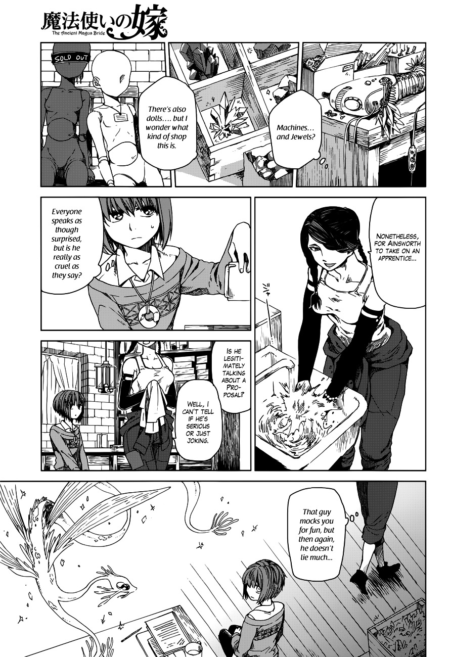 Mahou Tsukai no Yome Chapter 2 page 15 - Chapter 2 : One Today is Worth Two Tomorrow