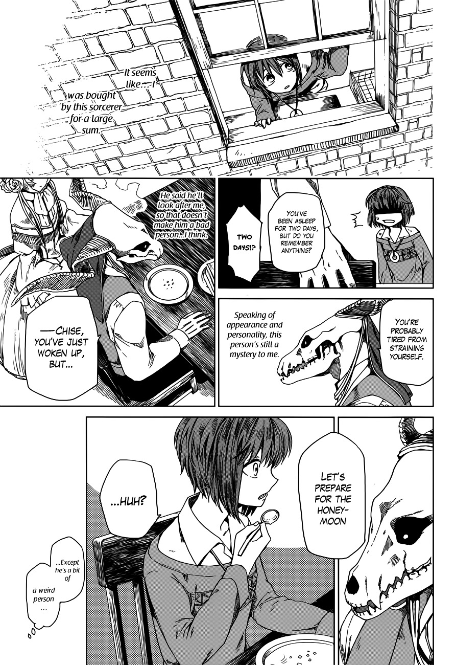 Mahou Tsukai no Yome Chapter 2 page 8 - Chapter 2 : One Today is Worth Two Tomorrow