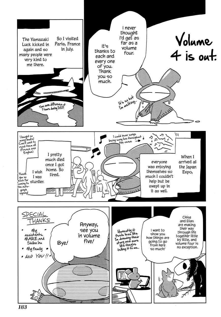 Mahou Tsukai no Yome Chapter 20.5 page 3 - Chapter 20.5 : Volume 4 Extras