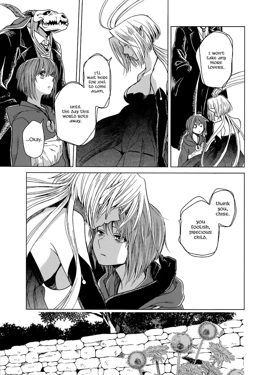 Mahou Tsukai no Yome Chapter 22 page 34 - Chapter 22 : A contented mind is a perpetual feast.