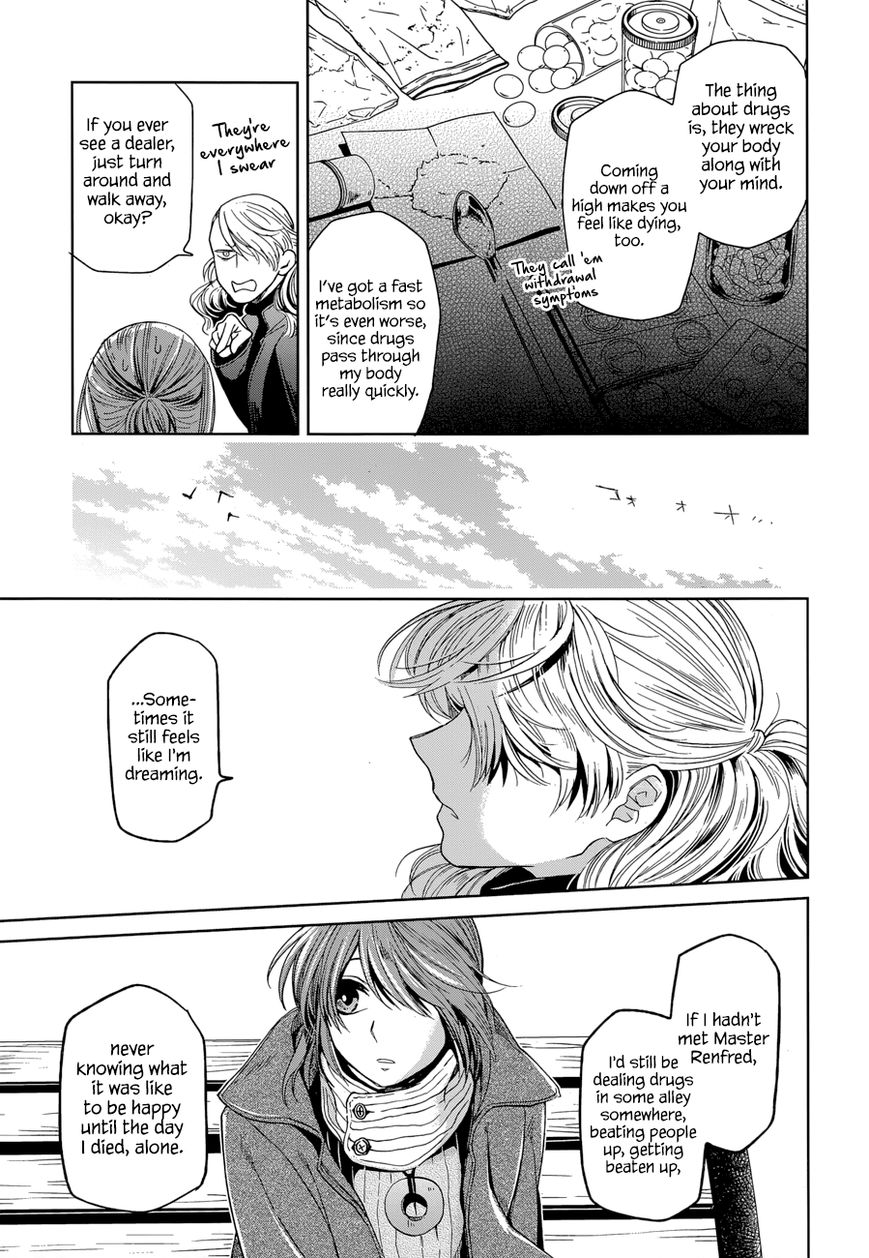 Mahou Tsukai no Yome Chapter 26 page 35 - Chapter 26 : God's mill grinds slow but sure.