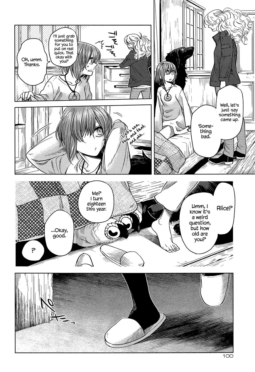 Mahou Tsukai no Yome Chapter 33 page 22 - Chapter 33 : Any port in a storm.