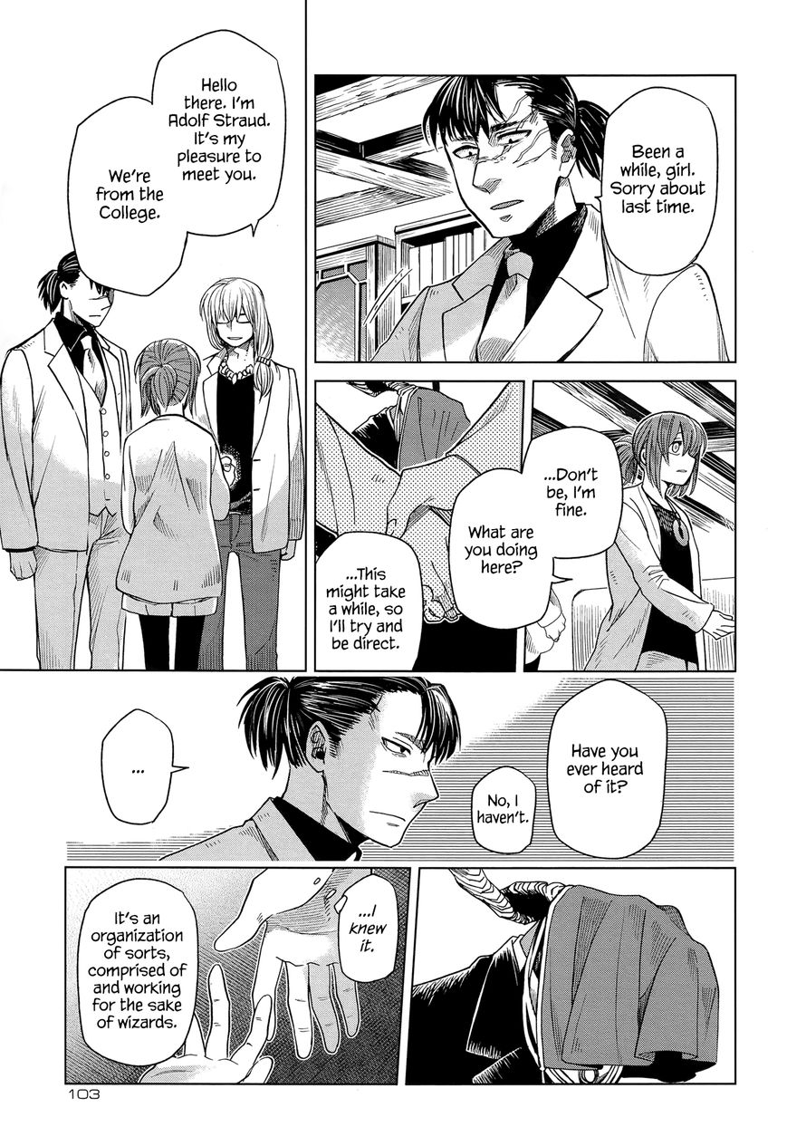 Mahou Tsukai no Yome Chapter 33 page 25 - Chapter 33 : Any port in a storm.