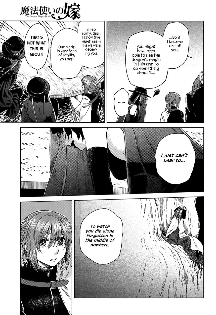 Mahou Tsukai no Yome Chapter 38 page 22 - Chapter 38 : The darkest hour is that before the dawn.