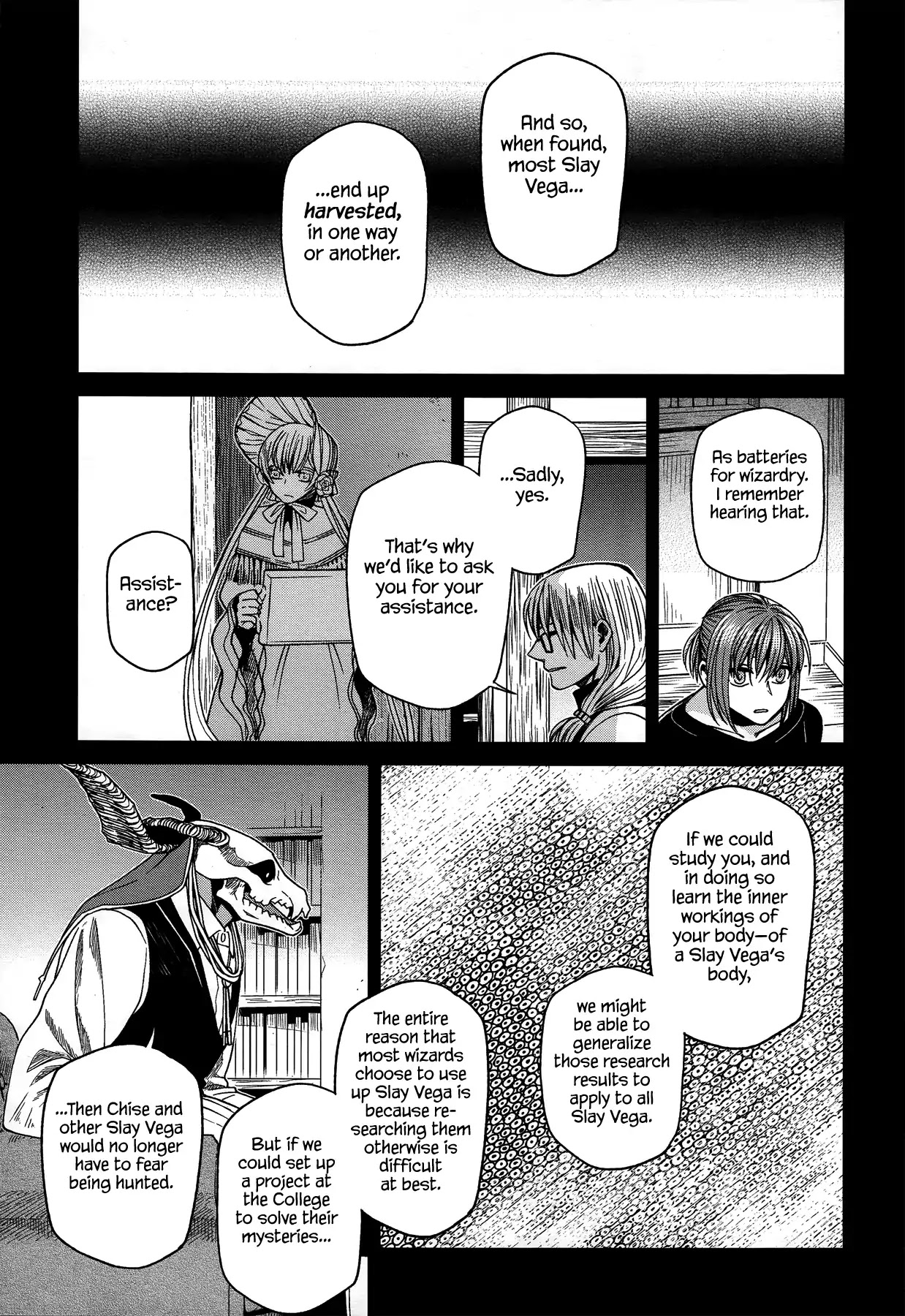 Mahou Tsukai no Yome Chapter 46 page 17 - Chapter 46