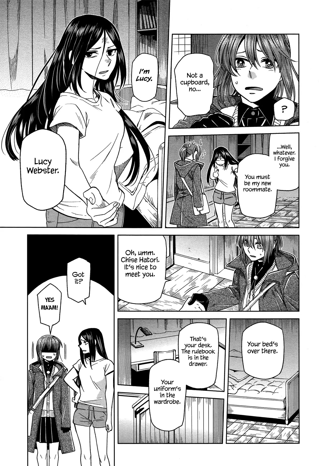 Mahou Tsukai no Yome Chapter 47 page 15 - Chapter 47: Birds of a feather flock together. II
