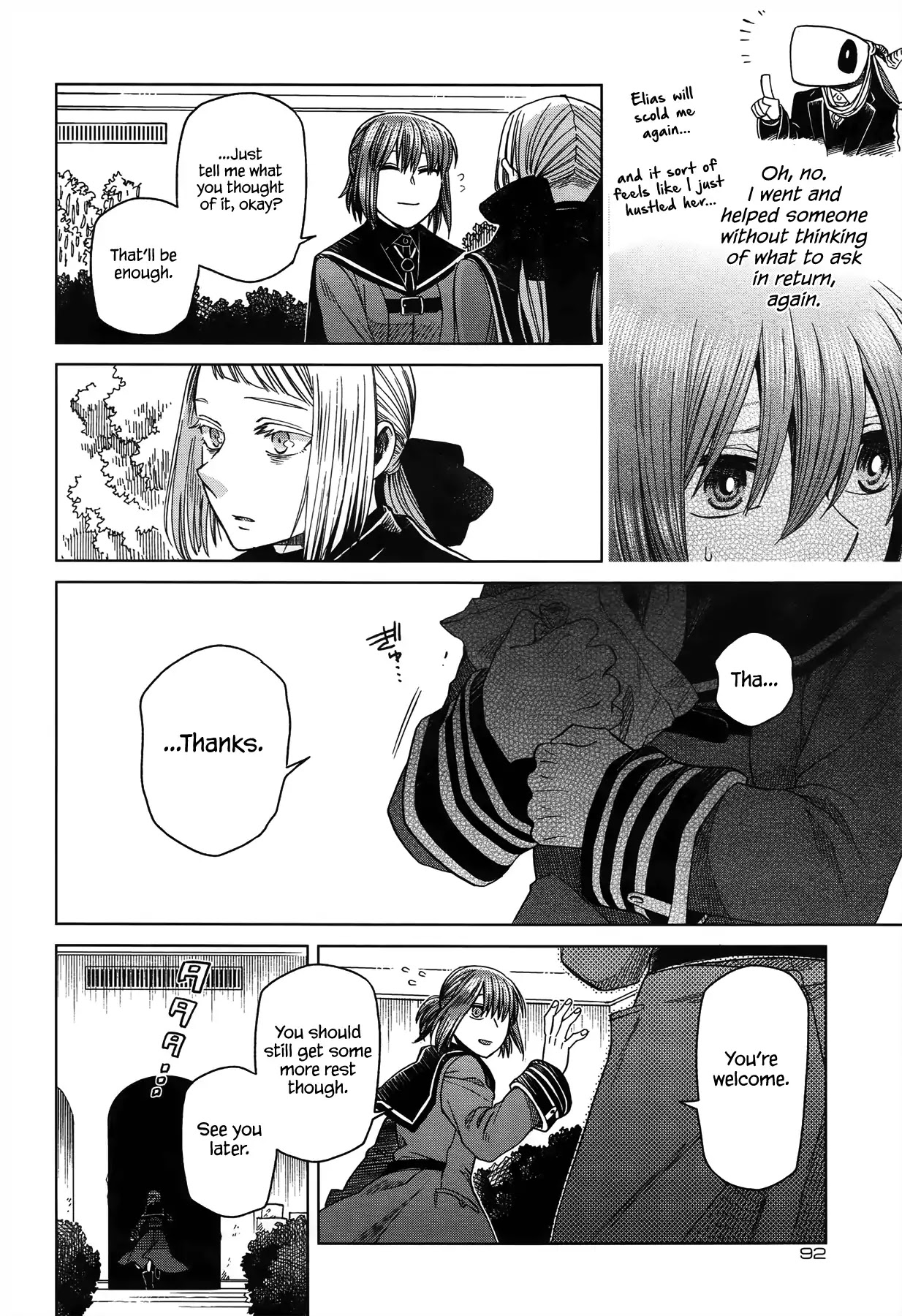 Mahou Tsukai no Yome Chapter 48 page 8 - Chapter 48: Birds of a feather flock together III