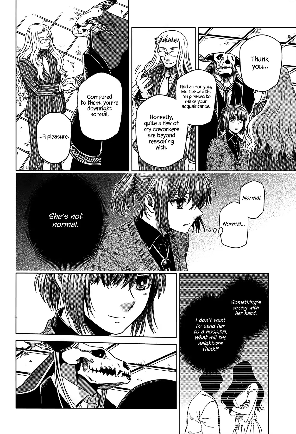 Mahou Tsukai no Yome Chapter 49 page 14 - Chapter 49: Birds of a feather flock together IV
