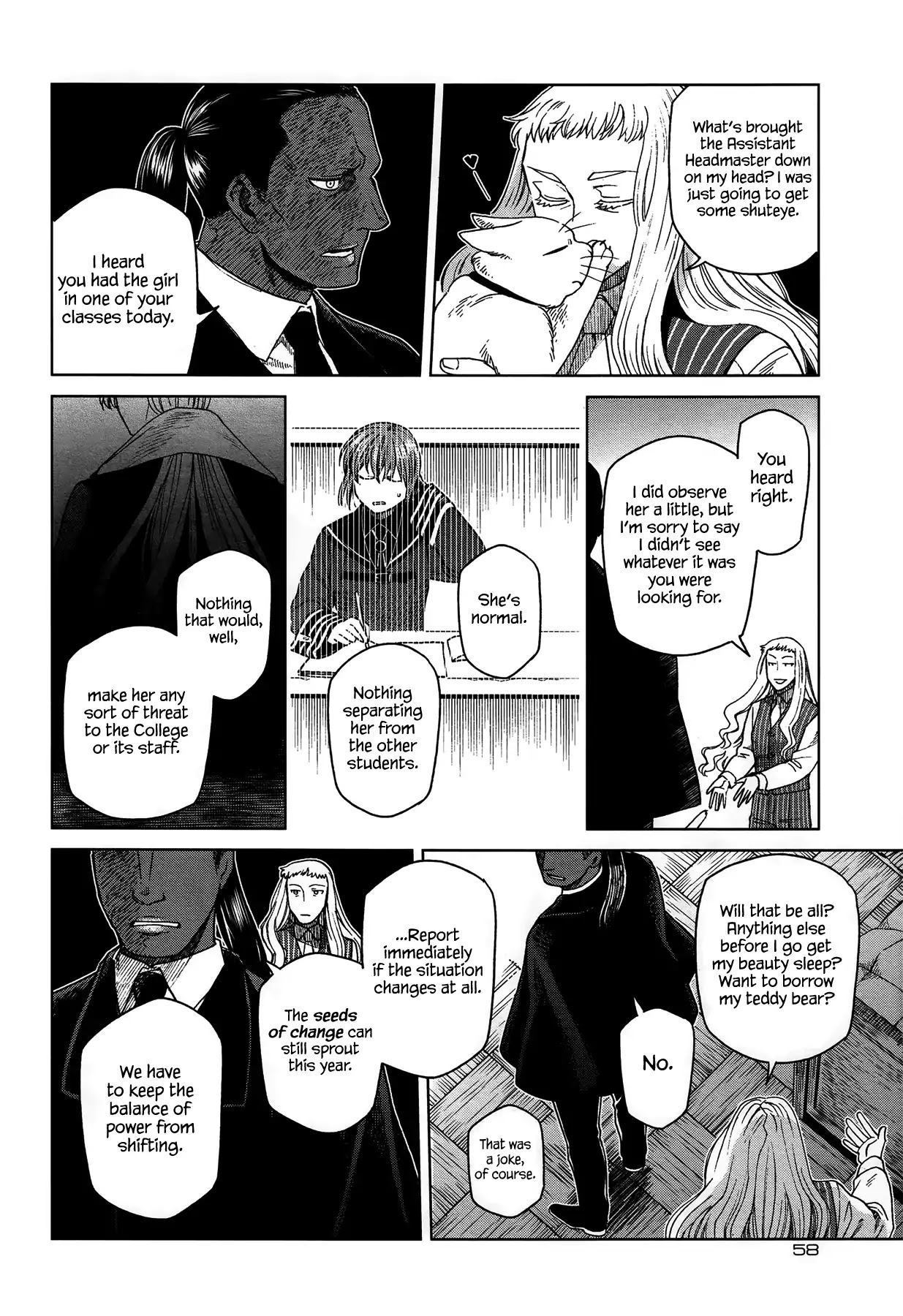 Mahou Tsukai no Yome Chapter 49 page 18 - Chapter 49: Birds of a feather flock together IV