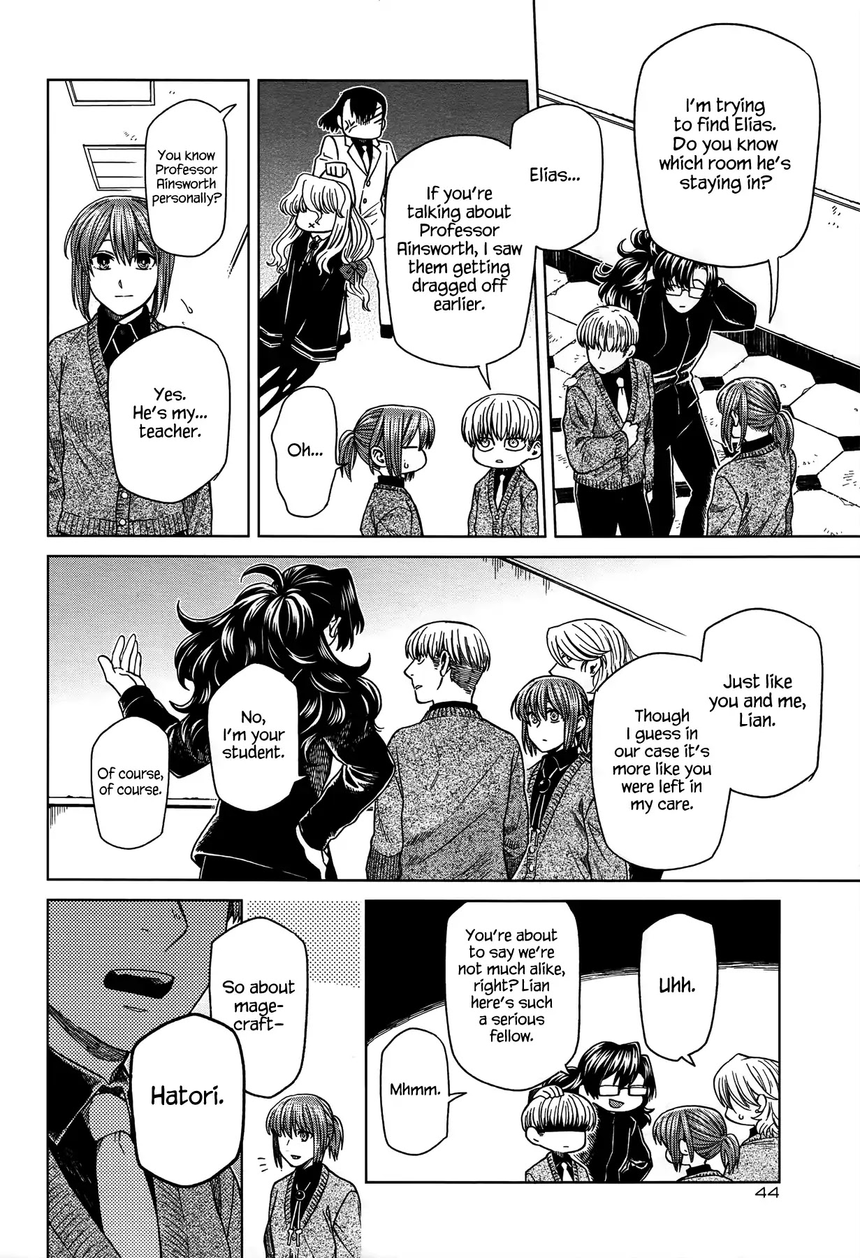 Mahou Tsukai no Yome Chapter 49 page 4 - Chapter 49: Birds of a feather flock together IV
