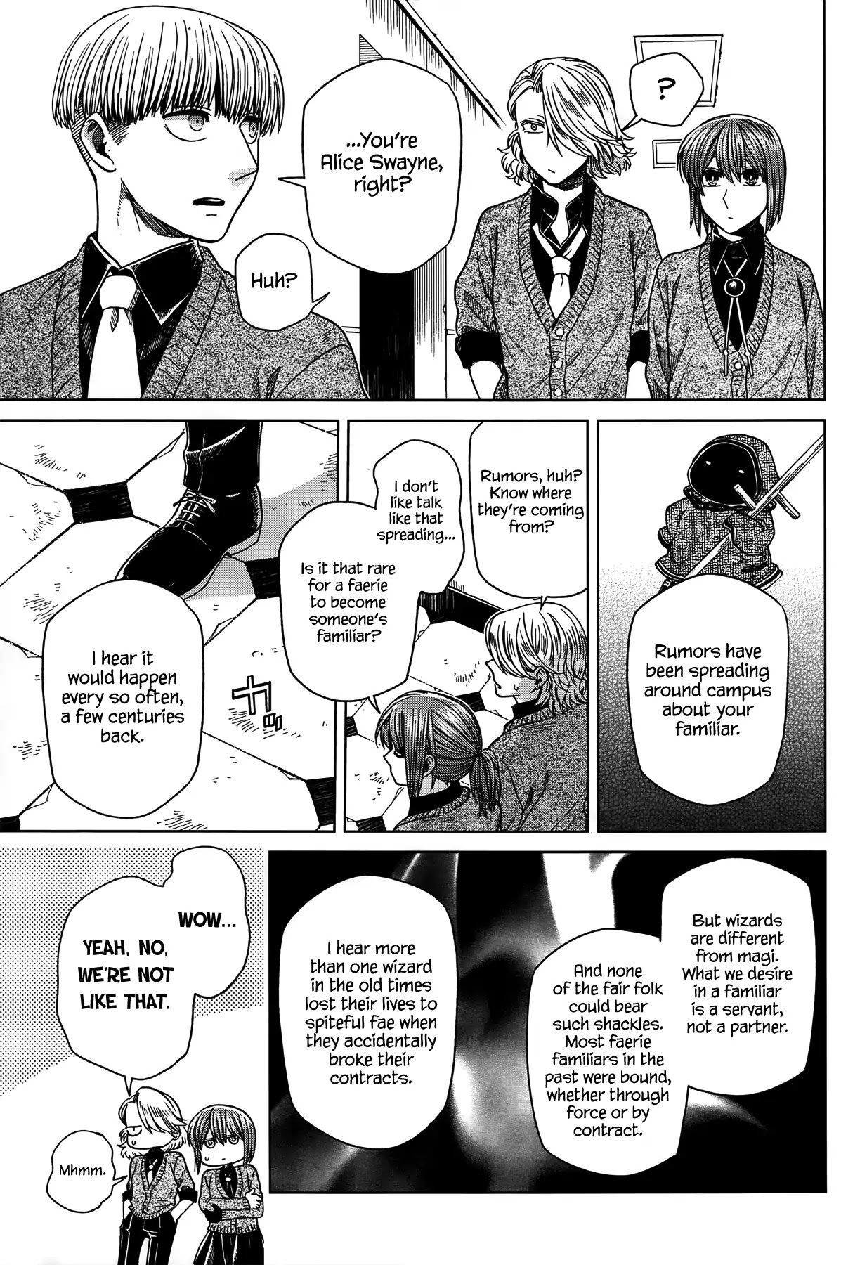 Mahou Tsukai no Yome Chapter 49 page 7 - Chapter 49: Birds of a feather flock together IV