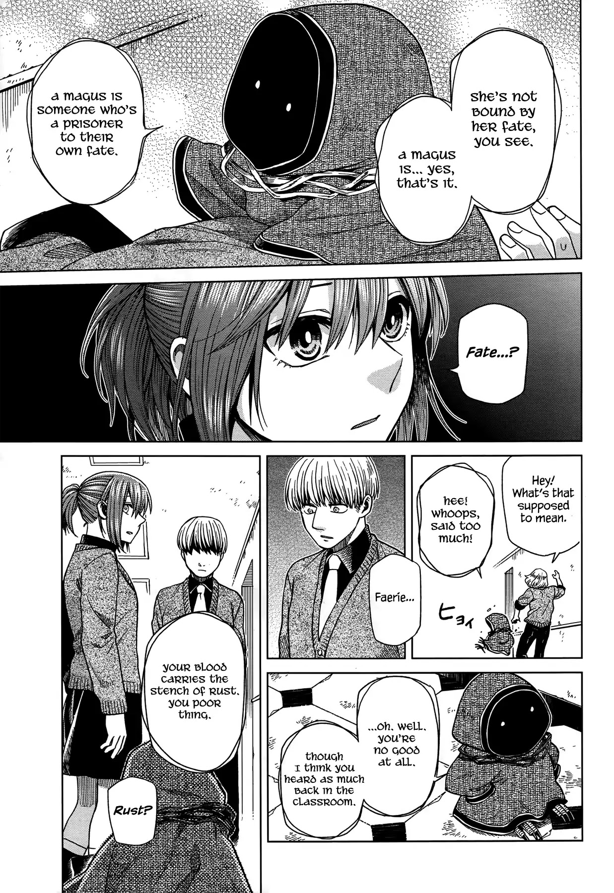 Mahou Tsukai no Yome Chapter 49 page 9 - Chapter 49: Birds of a feather flock together IV