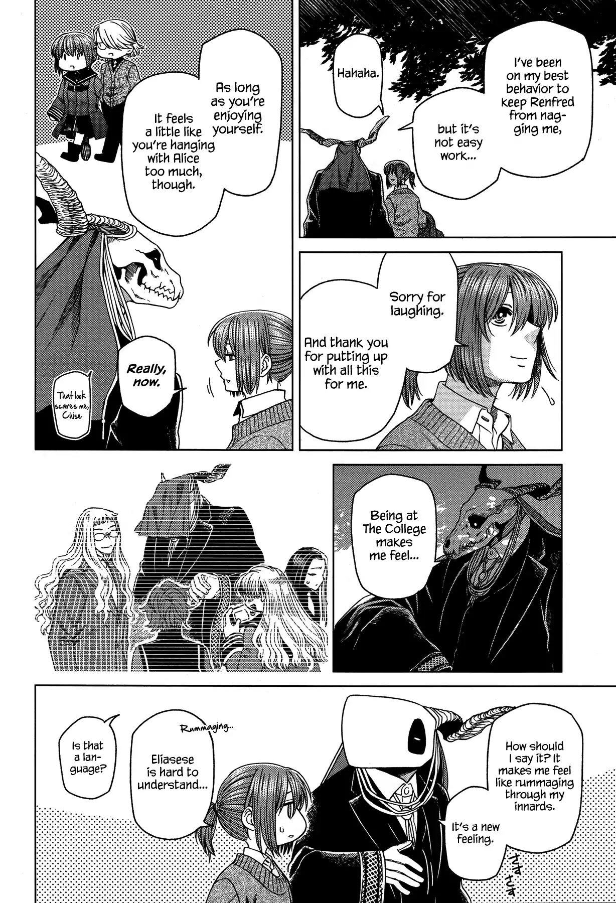 Mahou Tsukai no Yome Chapter 50 page 10 - Chapter 50: The cowl does not make the monk. I