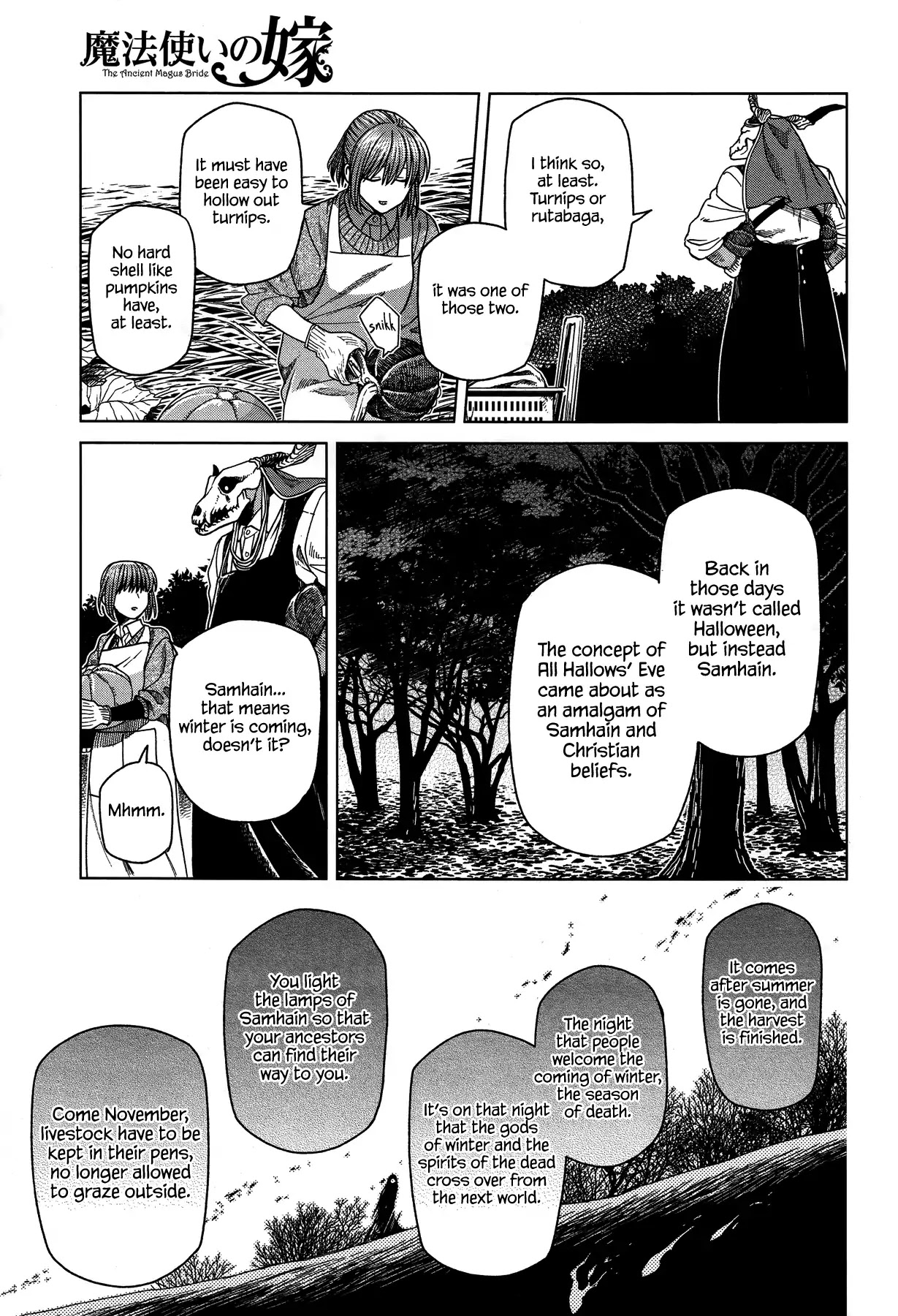 Mahou Tsukai no Yome Chapter 50 page 17 - Chapter 50: The cowl does not make the monk. I