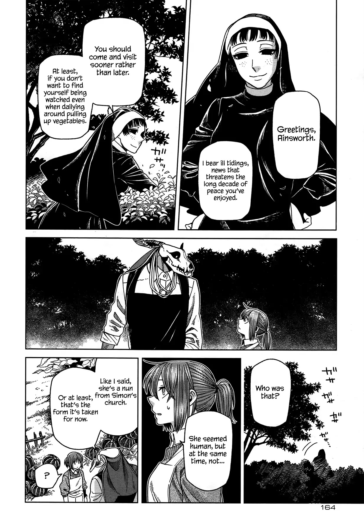 Mahou Tsukai no Yome Chapter 50 page 22 - Chapter 50: The cowl does not make the monk. I
