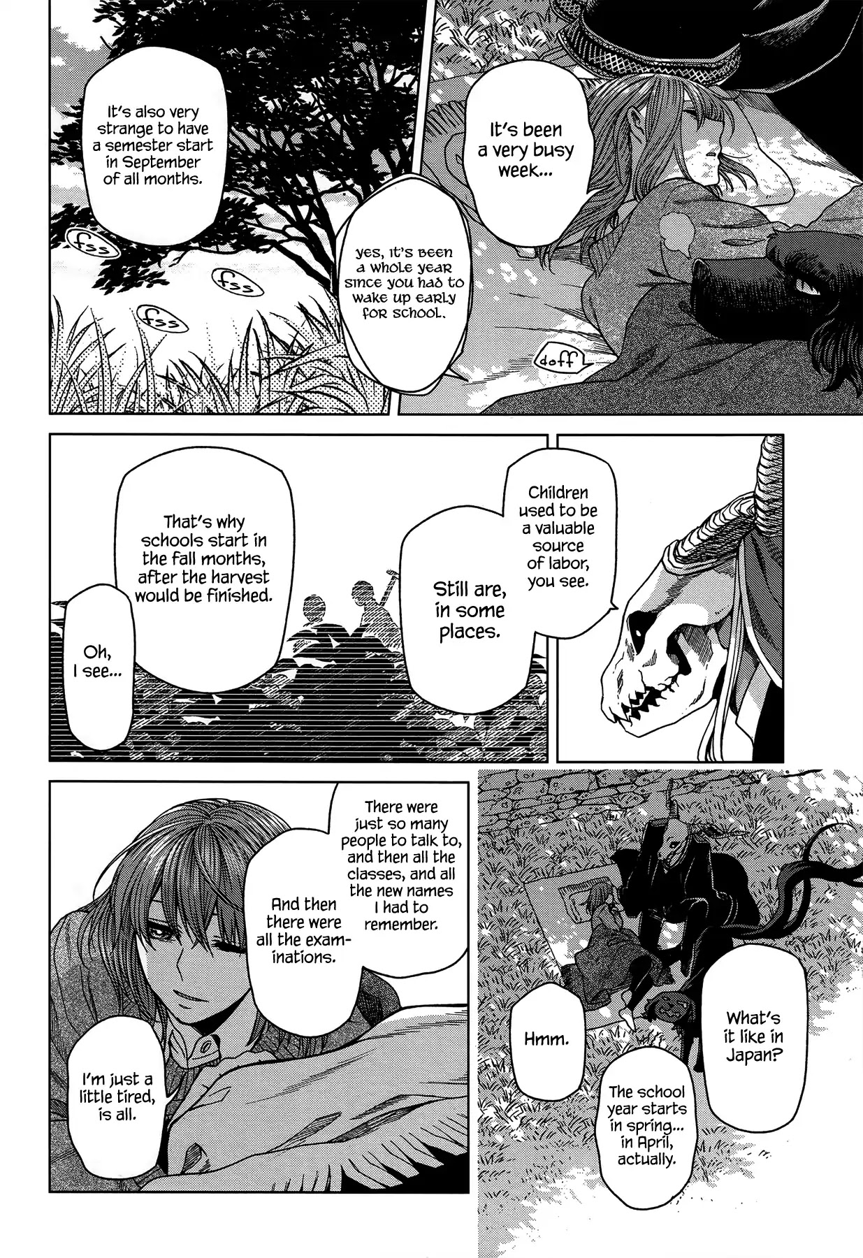 Mahou Tsukai no Yome Chapter 50 page 8 - Chapter 50: The cowl does not make the monk. I