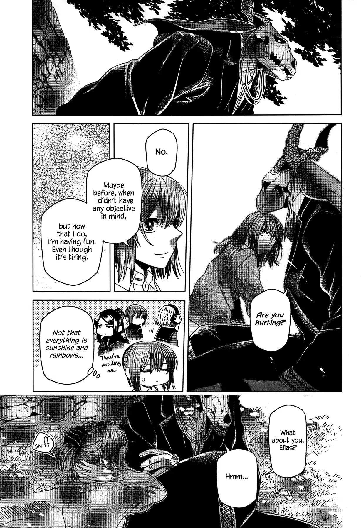 Mahou Tsukai no Yome Chapter 50 page 9 - Chapter 50: The cowl does not make the monk. I