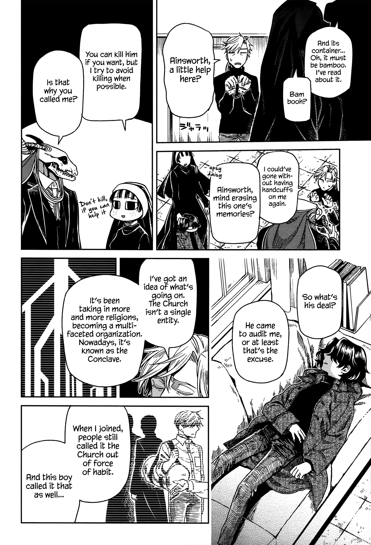 Mahou Tsukai no Yome Chapter 51 page 10 - Chapter 51: The cowl does not make the monk. II