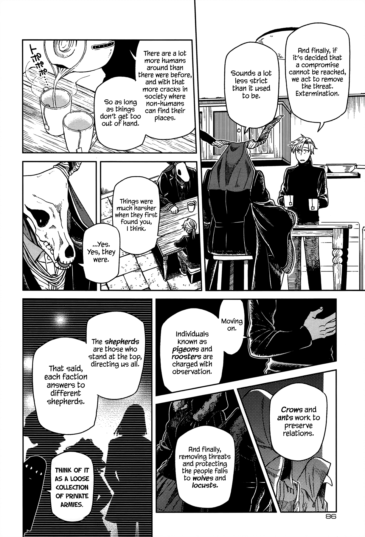Mahou Tsukai no Yome Chapter 51 page 12 - Chapter 51: The cowl does not make the monk. II