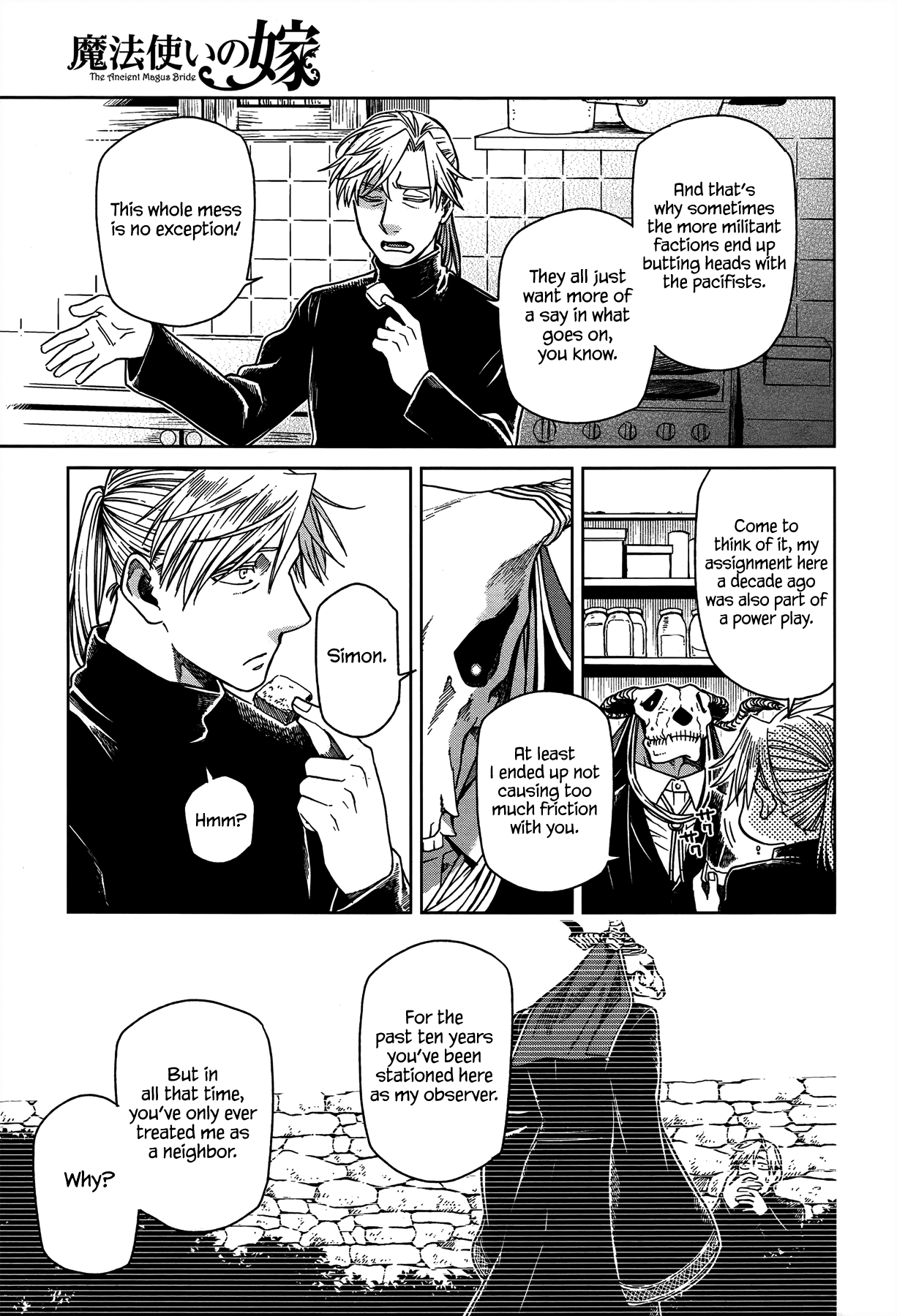 Mahou Tsukai no Yome Chapter 51 page 13 - Chapter 51: The cowl does not make the monk. II